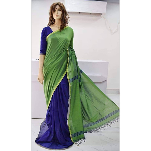 Winter Handloom Cotton Plain Saree