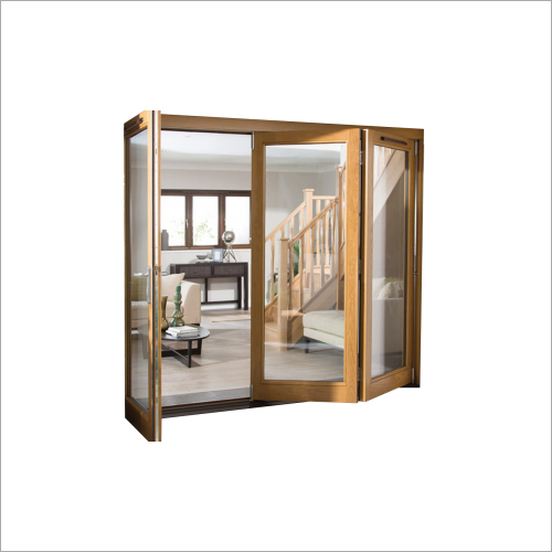 WPC Designer Door - Customized Size, Brown Color | Waterproof, Distortion Resistant, Folding Style, Polished Finish, 12 to 22 mm Thickness