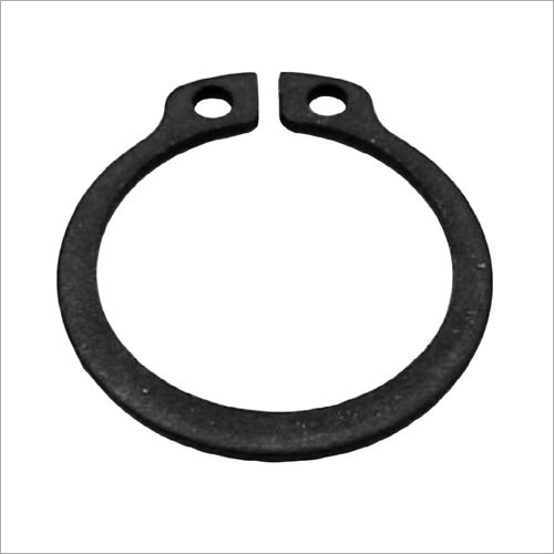 External Circlip Din 471 - Stainless Steel, Available In Various Sizes, Black Color, C Type Shape | Axially Fitted For Industrial Use