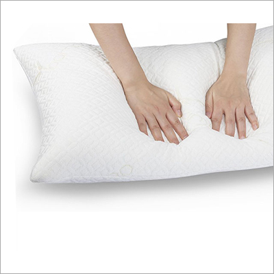 White Cotton Memory Foam Pillow