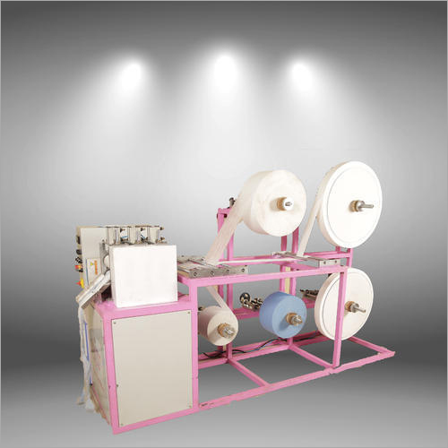 Automatic Sanitary Pad Making Machine - Plastic & Steel | 220V Single Phase, 40 Pieces/Minute Speed, High Efficiency, Durable Design, Hygienic Process, Easy Operation