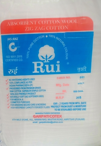 Absorbent Cotton Wool