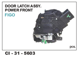 Door Latch Assy Power Front FIGO L/R (cidis) - 4 Wheeler Compatibility, Warranty Included | Durable Construction for Optimal Security and Functionality