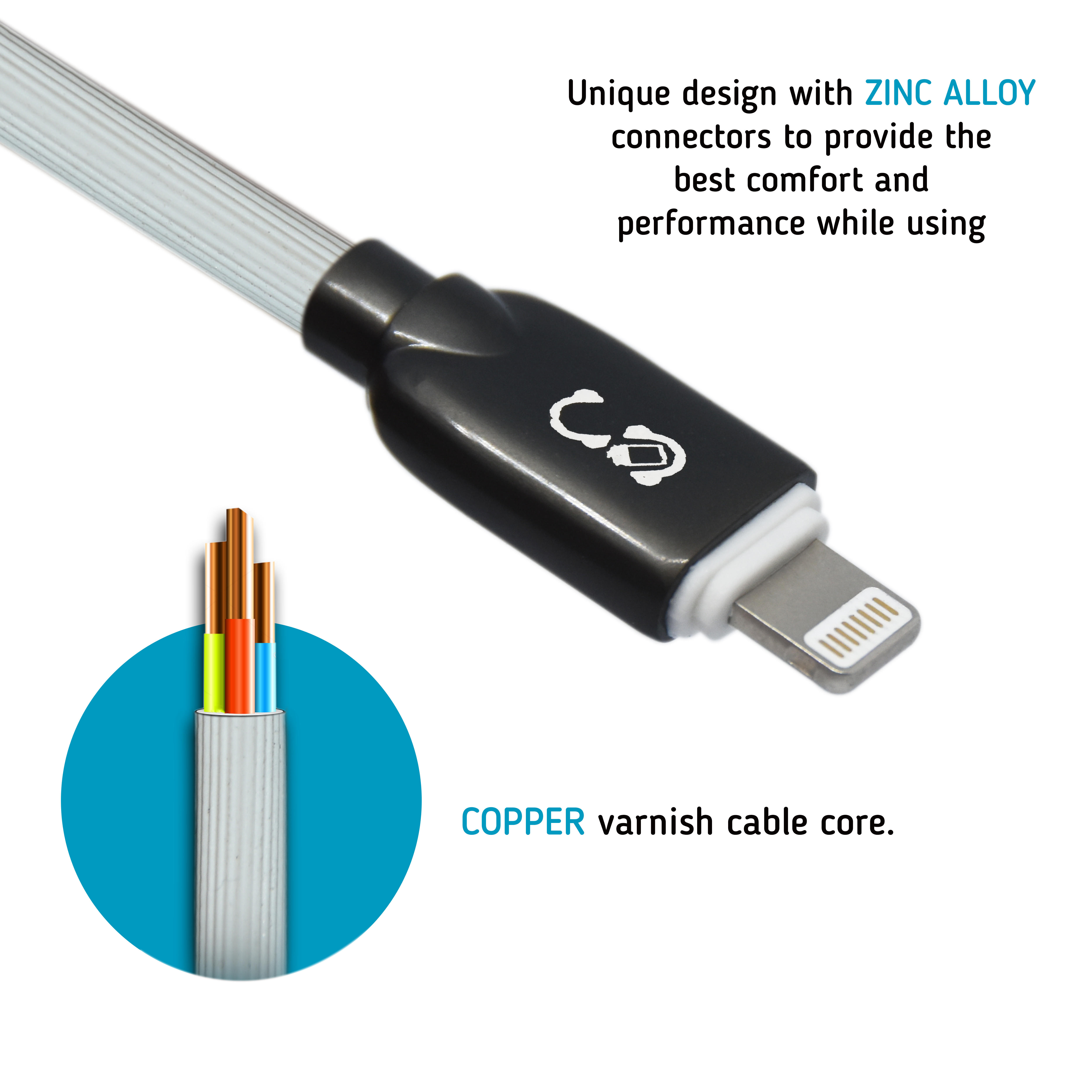 Black-brown Schnell Data Sync & Charging Cables