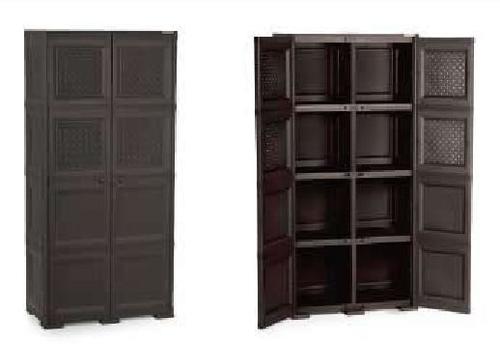 ब्राउन सेलो लार्ज प्लास्टिक रैक