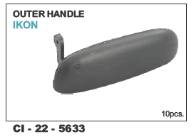 Outer Handle IKON L/R - Durable Metal, Compatible with 4-Wheeler Vehicles | Includes Warranty for Reliable Performance
