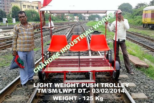 रेलवे हल्की वजन पुश ट्रॉली