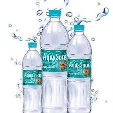 Aquasure Packaged Drinking Water - 1 Liter Plastic Bottle, Shelf Life: 3 Months | Type: Pure Water, Weight: 1 Kilograms