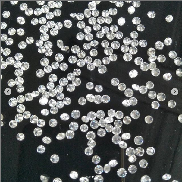 Cvd Diamond 1.20mm To1.25mm Def Vvs Vs Round Brilliant Cut Lab Grown Hpht Loose Stones Tcw 1