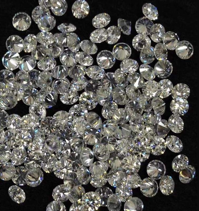 Cvd Diamond 1.50mm To1.55mm Def Vvs Vs Round Brilliant Cut Lab Grown Hpht Loose Stones Tcw 1