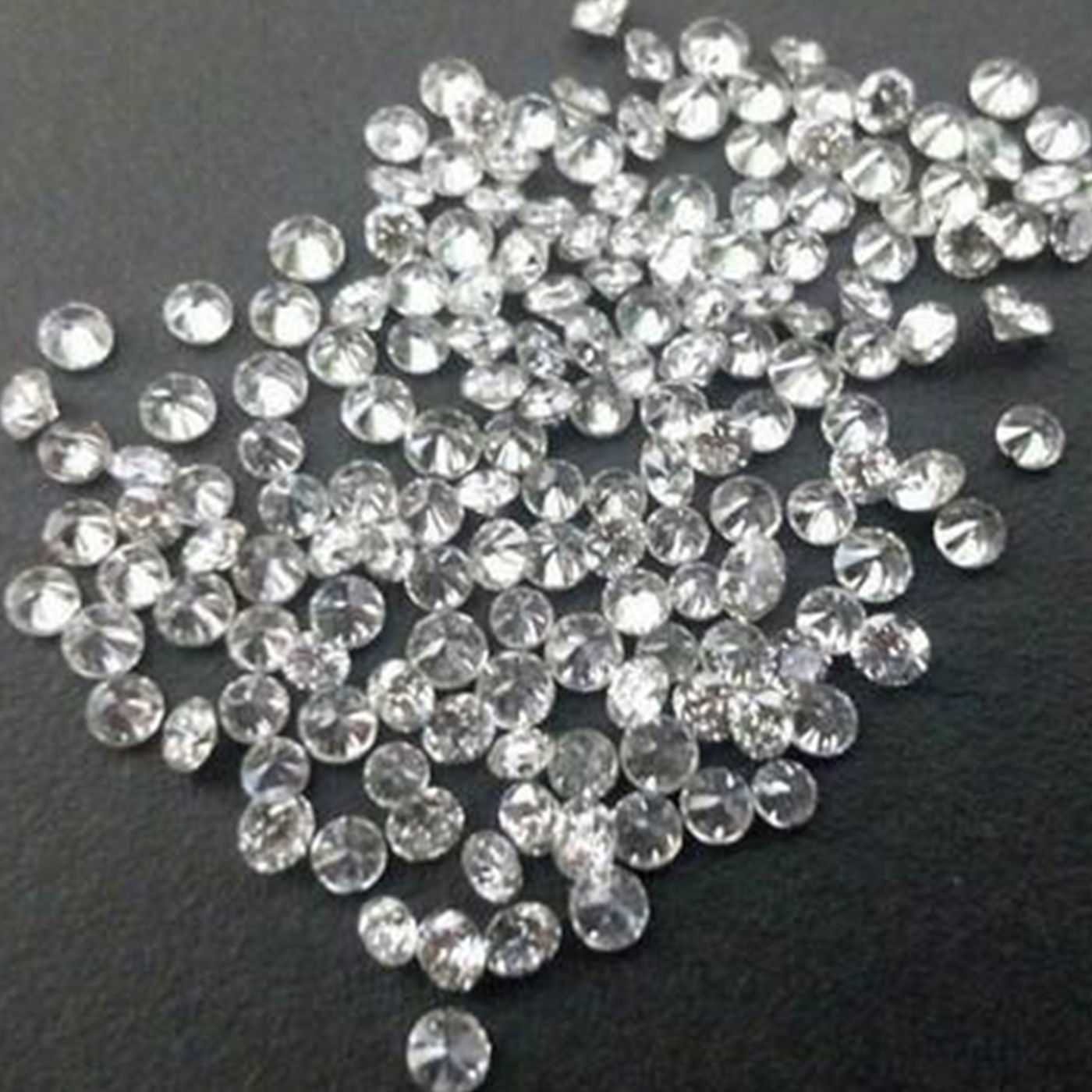 Cvd Diamond 2.40mm To2.50mm Def Vvs Vs Round Brilliant Cut Lab Grown Hpht Loose Stones Tcw 1