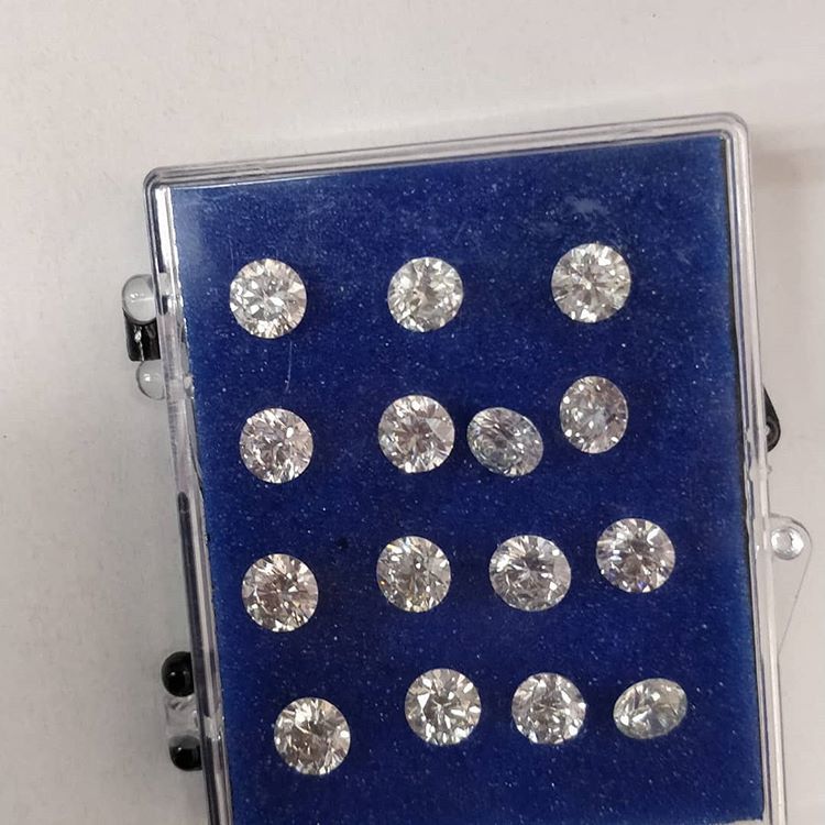 Cvd Diamond 2.50mm To2.60mm Def Vvs Vs Round Brilliant Cut Lab Grown Hpht Loose Stones Tcw 1