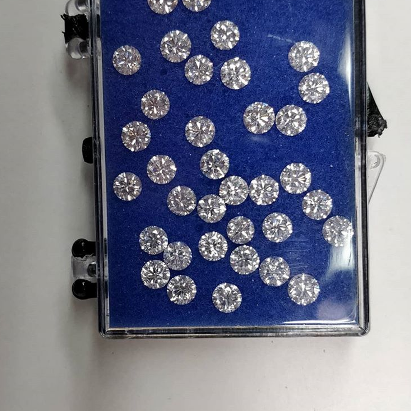 Cvd Diamond 2.50mm To2.60mm Def Vvs Vs Round Brilliant Cut Lab Grown Hpht Loose Stones Tcw 1