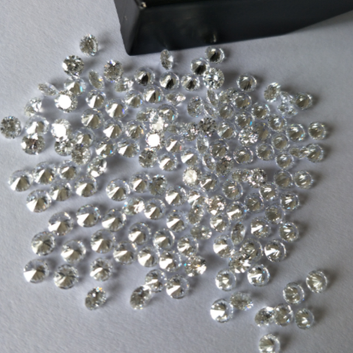 Cvd Diamond 3.30mm To3.40mm Def Vvs Vs Round Brilliant Cut Lab Grown Hpht Loose Stones Tcw 1