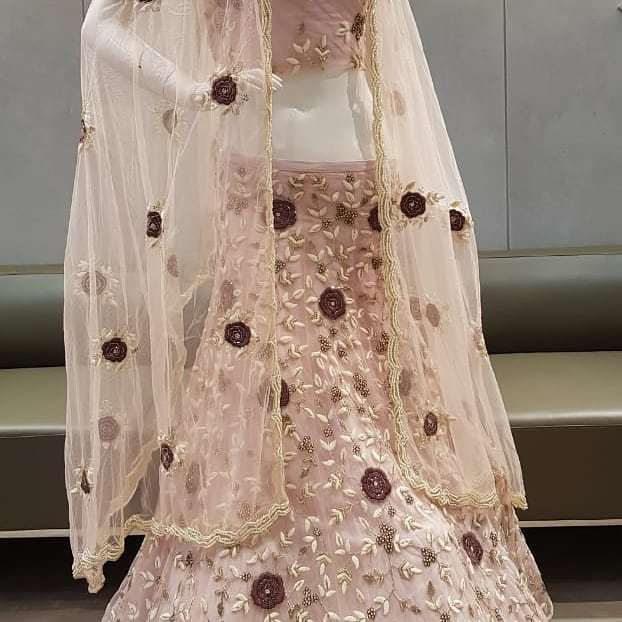 Bridal Lehenga - Embroidered, Sleeveless | Traditional Style, Indian Ethnic Fashion For Ladies