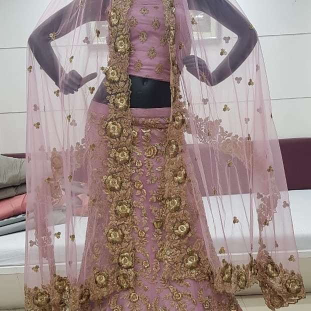 Bridal Lehenga - Embroidered, Sleeveless | Traditional Style, Indian Ethnic Fashion For Ladies