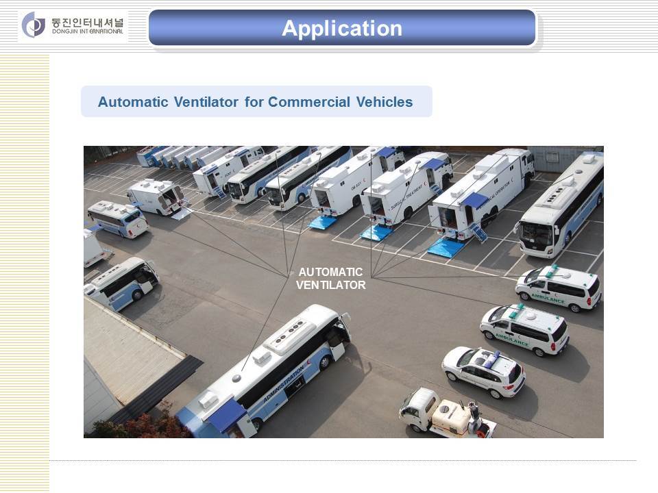 Ventilator System For Bus (Hyundai, Daewoo)