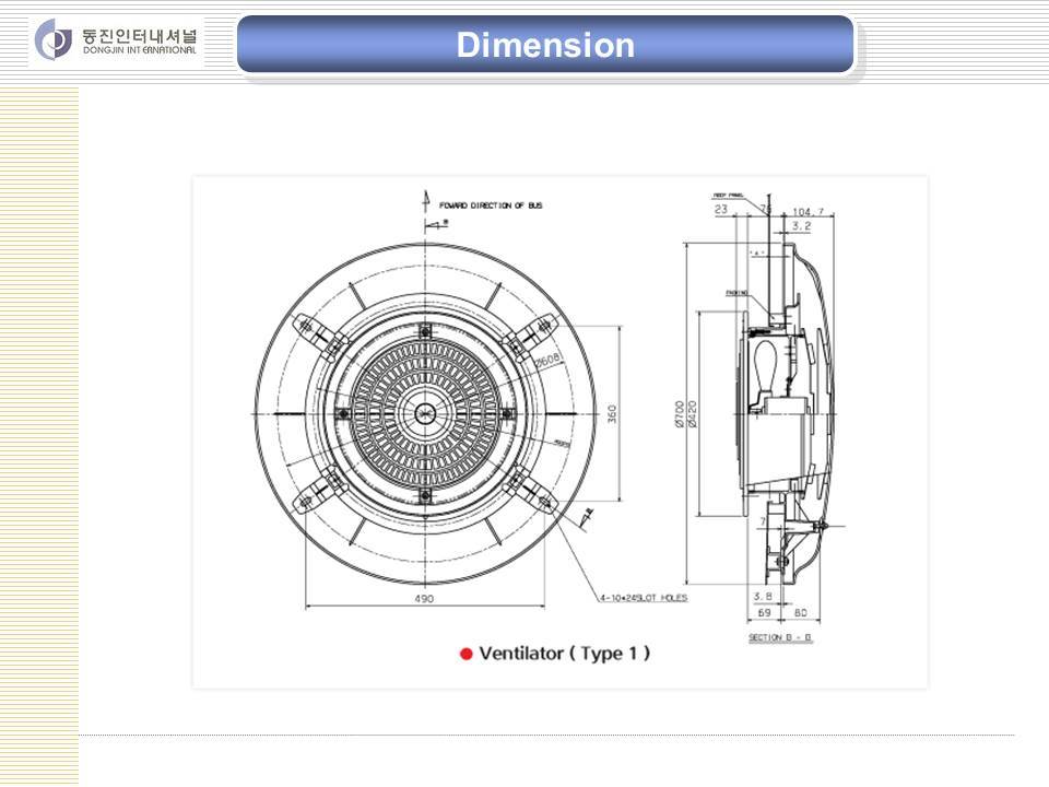 Ventilator System For Bus (Hyundai, Daewoo)