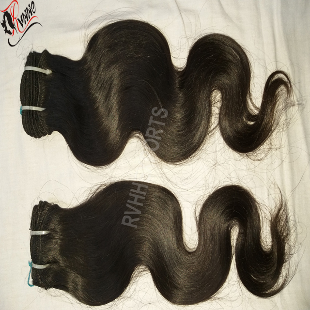 Natural Remy Single Drawn Machine Weft Hair