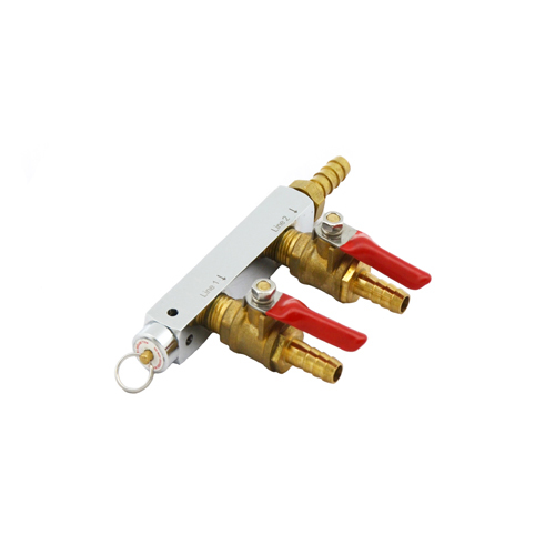 Metal 2 Way Gas Distributor With 60 Psi Prv