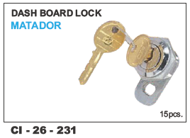 डैश बोर्ड लॉक मैटाडोर वाहन का प्रकार: 4 व्हीलर