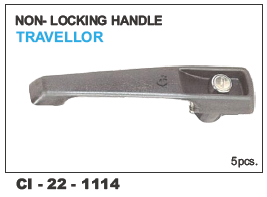 Non Locking Handle TRAVELLER - Durable Design for 4 Wheeler Vehicles | Includes Warranty for Reliable Performance