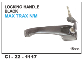 Car Locking Handle Black MAX TRAX N/M - Durable Plastic Material | Fits 4-Wheelers, Backed by Manufacturer Warranty
