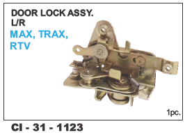 Door Lock Assy MAX, TRAX L/R (cidis) - 4-Wheeler Vehicle Type | Warranty Included, Durable Design for Enhanced Security