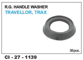 Rg Handle Washer Traveller, Trax - Durable Plastics | 4 Wheeler Compatibility, Warranty Included