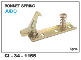 Bonnet Spring Judo - Durable Steel, Designed For 4 Wheeler Vehicles | Includes Warranty For Enhanced Reliability