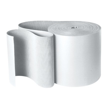 White Corrugated Roll