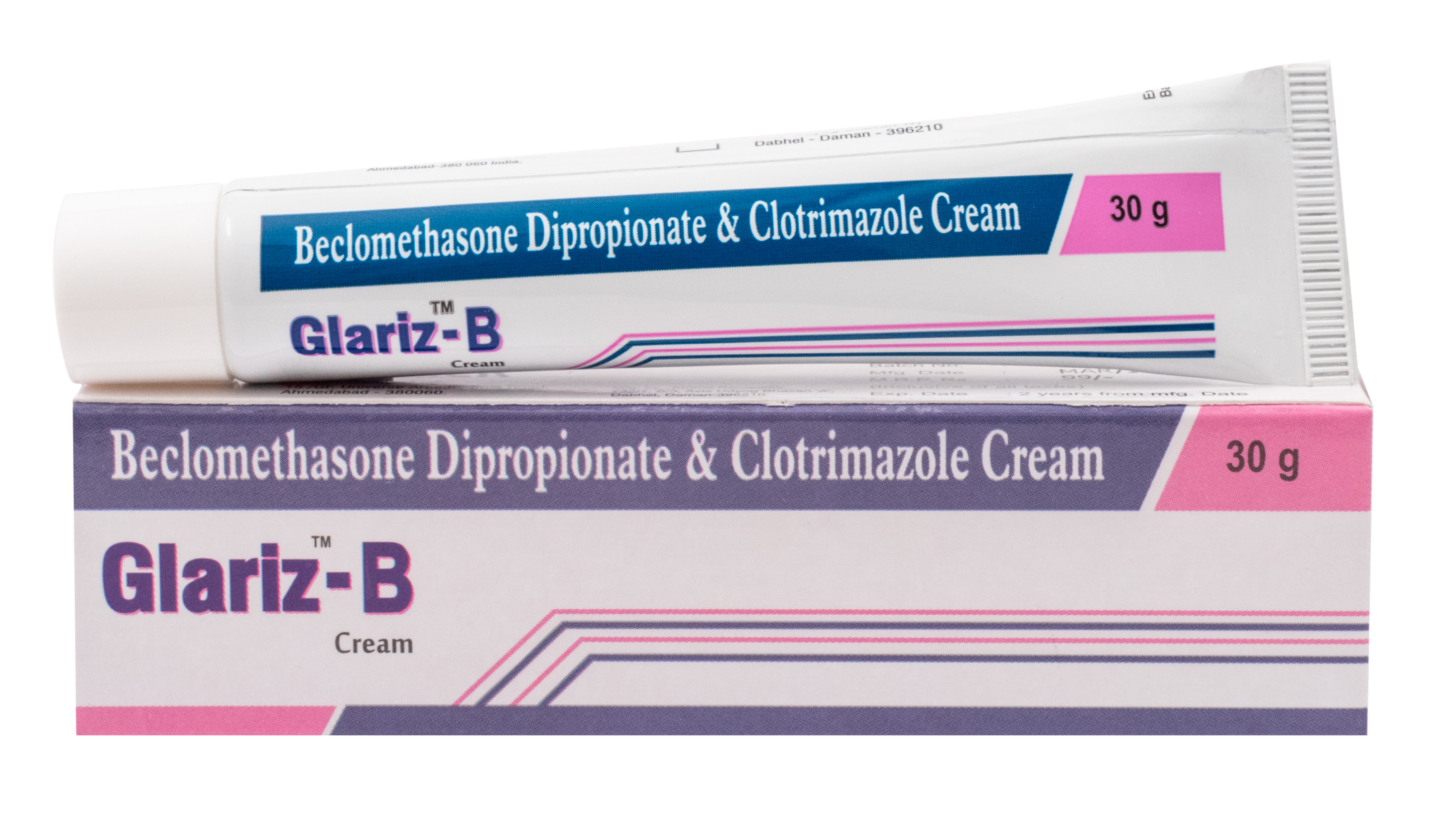 Beclomethasone Dipropionate Clotrimazole Cream - 0.025% + 1% , Inflamed Dermatopathy Treatment , Cream Formulation For Mycosis & Candidiasis