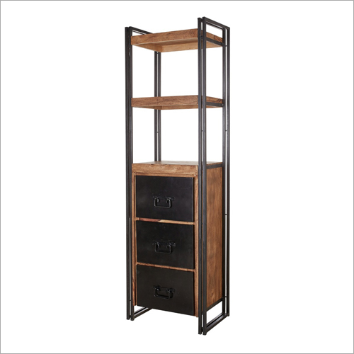 Durable 3 Iron Draw 2 Bookshelves