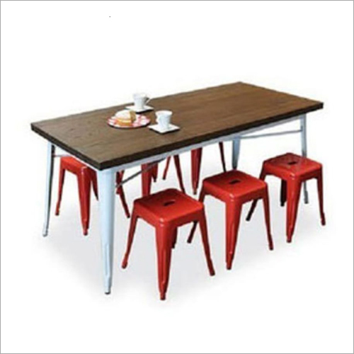 Durable Iron Dining Table Set
