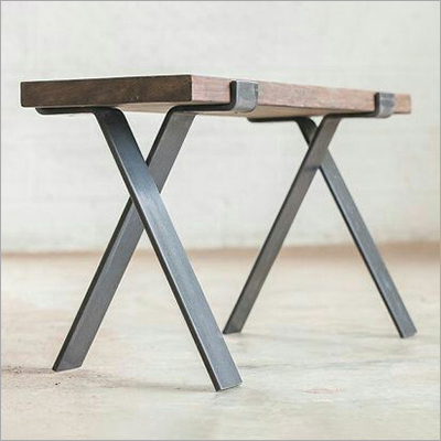 Durable Cross Iron Table