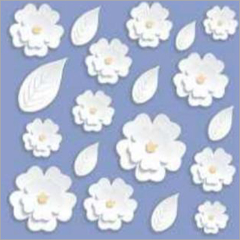 Flower Emboss Tile - Customized Size, Thickness In Millimeters | Durable, No Water Absorption, Ideal For Commercial And Household Wall Applications