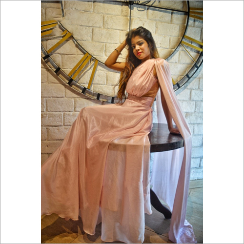 Ladies Designer Gown - Cotton Blend, Available in Sizes L, M, XL, XXL - Washable, Ideal for All Seasons and Spring/Summer Wear