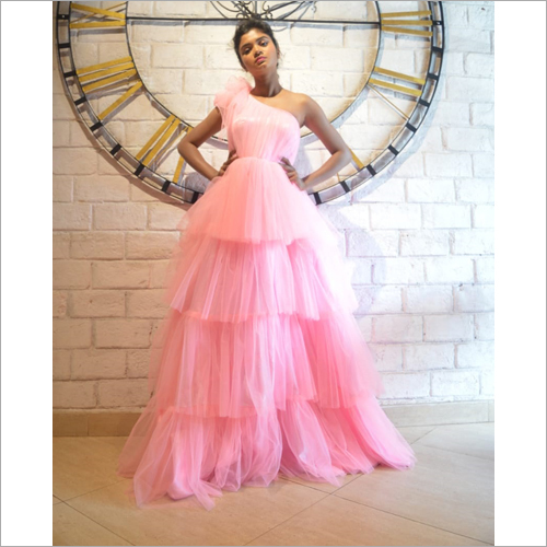 Ladies Party Wear Gown - High Quality Material, Sizes L-xxl, Available In Multiple Colors | Washable, Perfect For All Seasons
