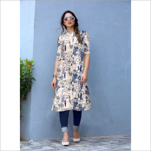 Ladies Designer Kurti - Authentic Quality Fabric, Available in L, M, XL, XXL | Elegant Ethnic & Party Wear for All Seasons, Multiple Color Options