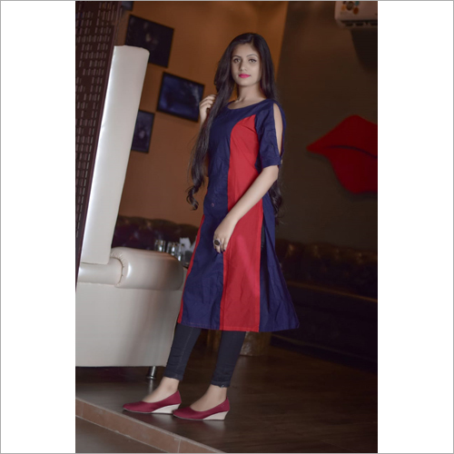 Ladies Plain Kurti - Cotton Blend, Size M/l/xl/xxl, Available In Various Colors | Washable, Perfect For Casual & Daily Wear