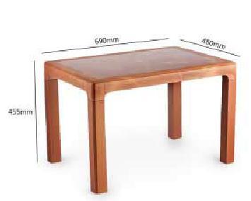 ब्राउन प्लास्टिक सेंटर टेबल