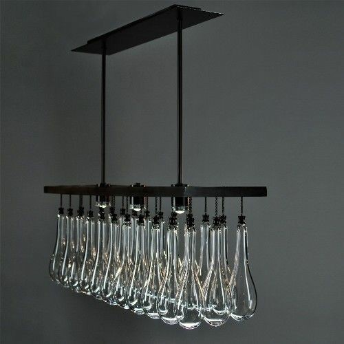 Hanging - Metal, Variable Dimensions, Gold | Durable Material, Easy Install, Elegant Design, Energy Efficient, Five Lights, Modern Style