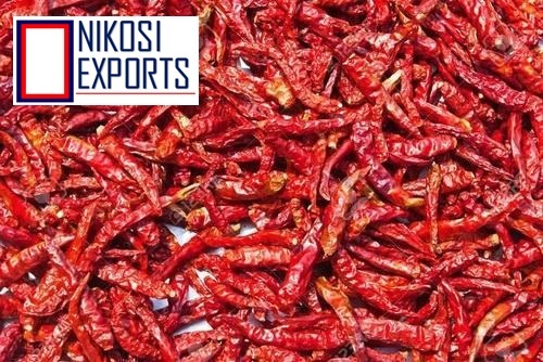 S 273 Chilli - Long Size, Medium Heat, Rich Aroma | Whole Dried Red Chilli, Crushed Flakes, Free From Contamination, No Artificial Color, Exotic Flavor