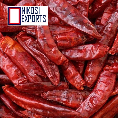 S 273 Chilli - Long Size, Medium Heat, Rich Aroma | Whole Dried Red Chilli, Crushed Flakes, Free From Contamination, No Artificial Color, Exotic Flavor