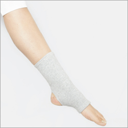 Ankle Support - Cotton Blend, Size: S, M, L, XL, Grey Color, Height: 10cm, Width: 8cm | Pain Relief Ankle Support, Injury Prevention, Comfortable Fit, Breathable Fabric, Easy to Use