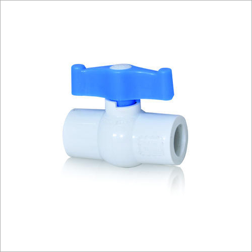 White Plastic Ball Valve Application: Industrial