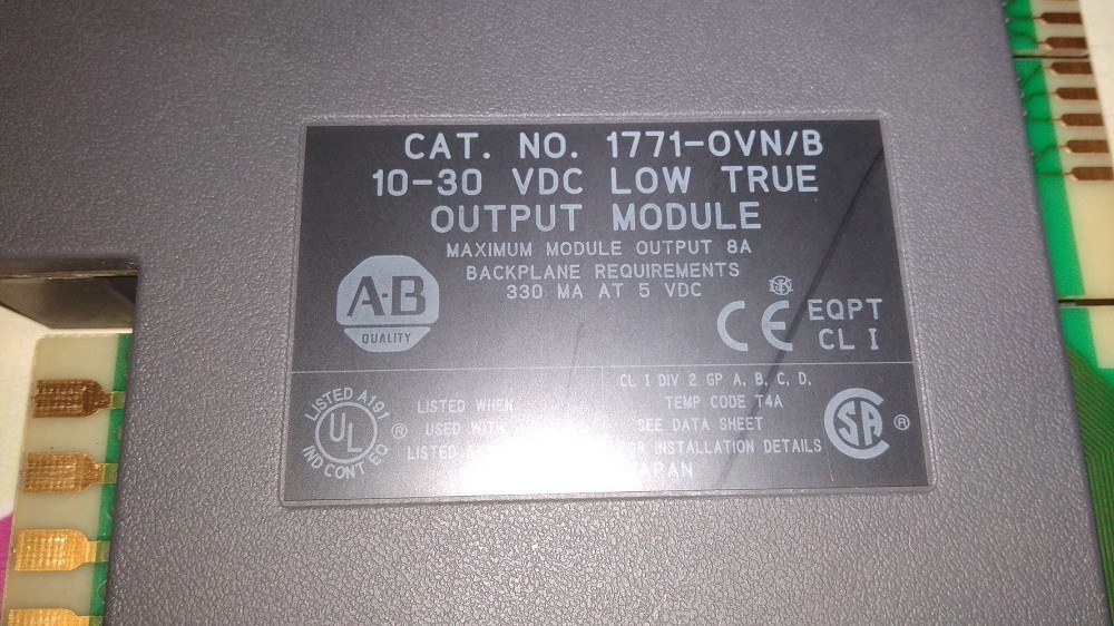 Allen Bradley Input Output Module 1771-ovn/b