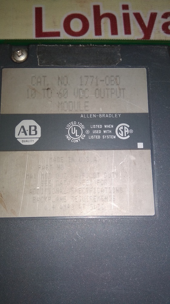 Allen Bradley Input Output Module 1771-obd