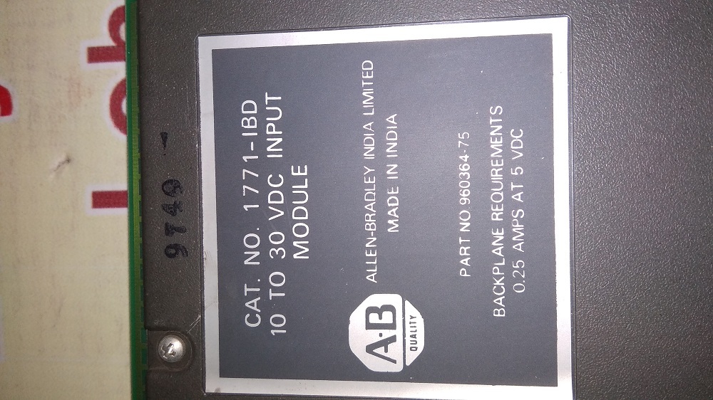 Allen Bradley Input Output Module 1771-ibd