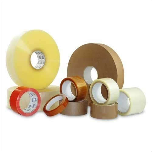 Self Adhesive Tape - Crepe Paper Material, 10-50 Meter Length | Single-Sided Adhesive, Ideal for Packing Applications